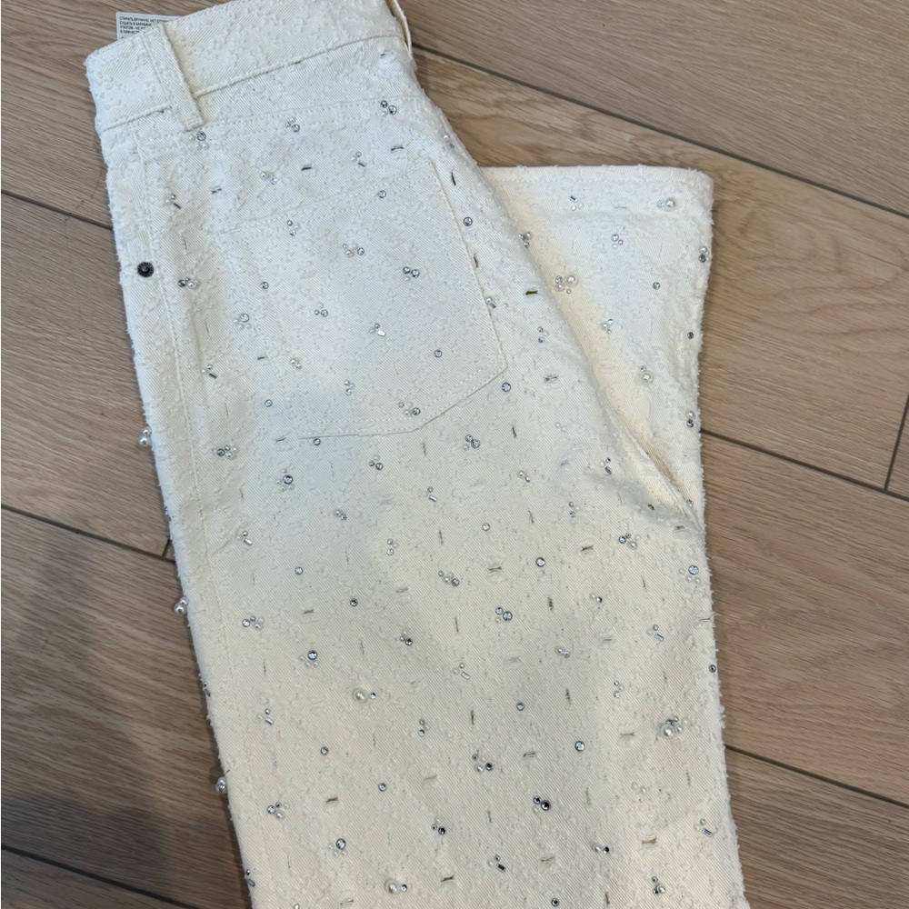 Golden Goose Cream Kim wide leg pant - Picture 4 of 5